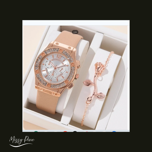 Rose Gold Time Teller